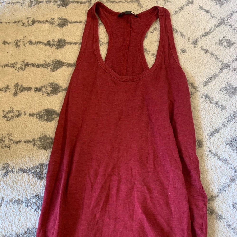 Burgundy Banana Republic Razorback